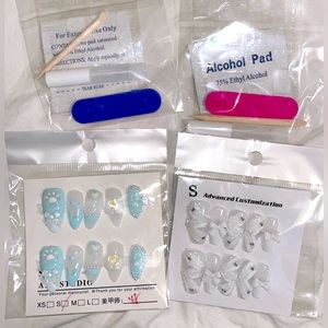 press on nails handmade